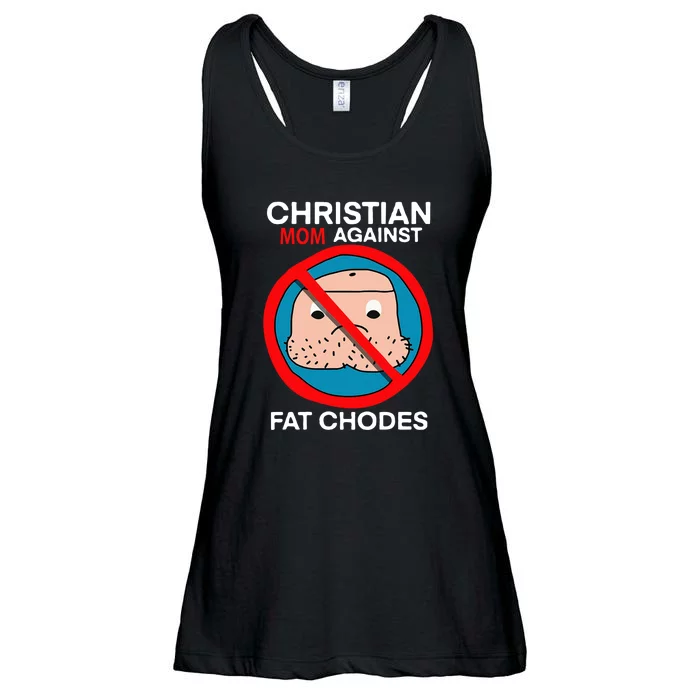 Mom Against Fat Chodes Christian Jesus Funny Ladies Essential Flowy Tank