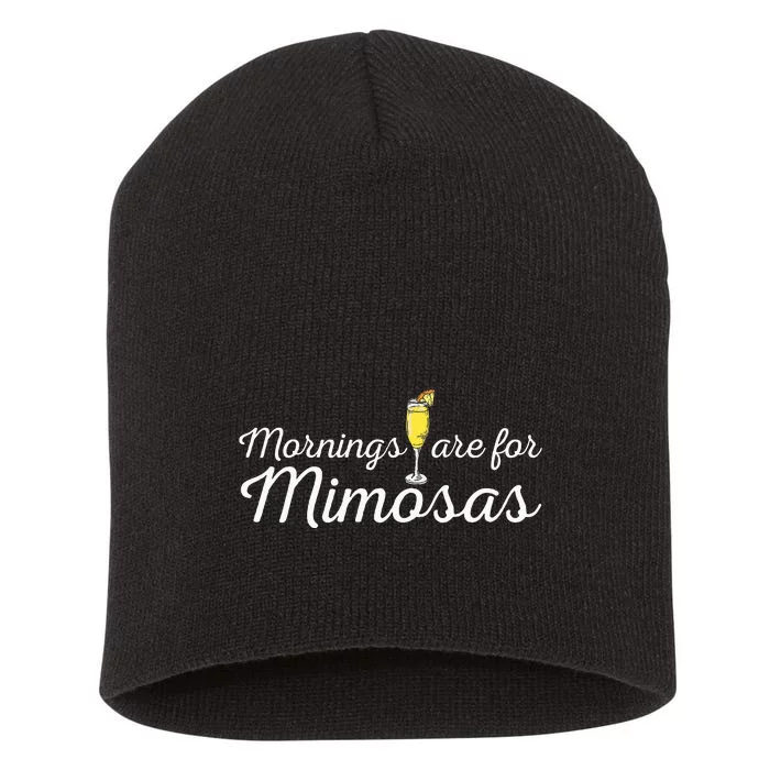 Mornings Are For Mimosas Brunch Breakfast Outfit Short Acrylic Beanie