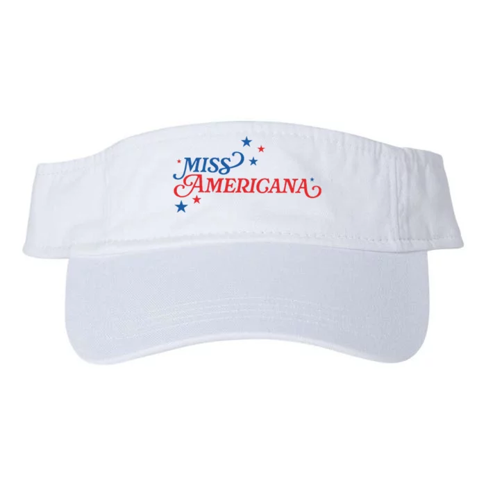 Miss Americana Fourth Of July Retro Independence Valucap Bio-Washed Visor