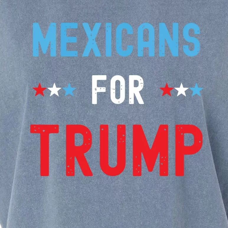 Mexican Americans For Trump Hispanic Vote Republican Gift Garment-Dyed Women's Muscle Tee