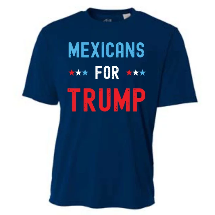 Mexican Americans For Trump Hispanic Vote Republican Gift Cooling Performance Crew T-Shirt