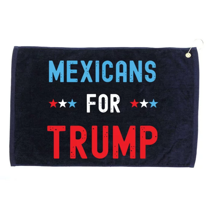 Mexican Americans For Trump Hispanic Vote Republican Gift Grommeted Golf Towel