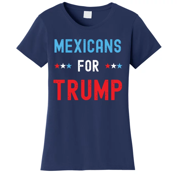 Mexican Americans For Trump Hispanic Vote Republican Gift Women's T-Shirt