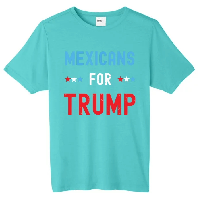 Mexican Americans For Trump Hispanic Vote Republican Gift ChromaSoft Performance T-Shirt