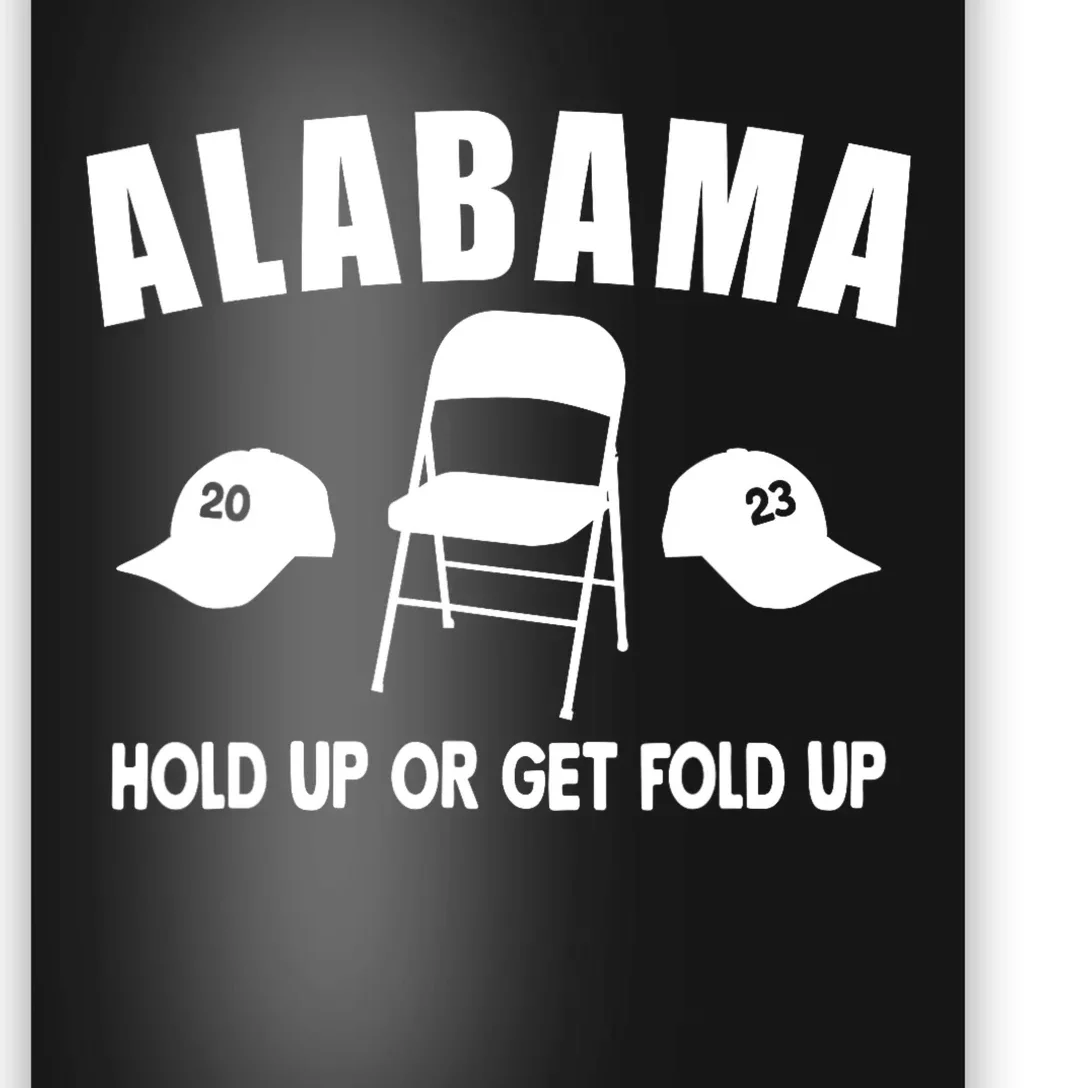 Montgomery Alabama Fight Riverboat Brawl Folding Chair Poster