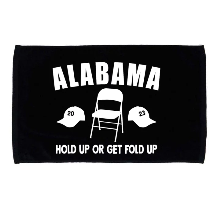 Montgomery Alabama Fight Riverboat Brawl Folding Chair Microfiber Hand Towel