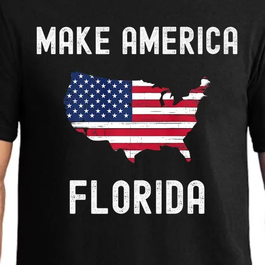 Make America Florida Vote Desantis 2024 Republican Political Pajama Set