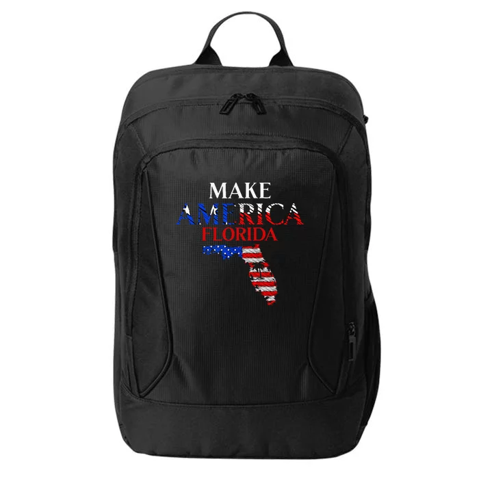 Make America Florida Funny Patriotic Freedom USA City Backpack