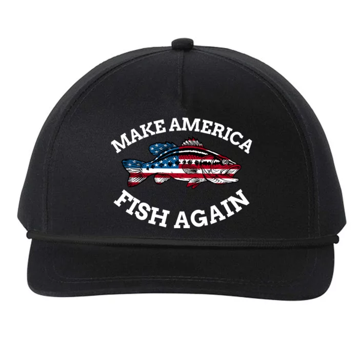 Make America Fish Again Fisherman USA Snapback Five-Panel Rope Hat