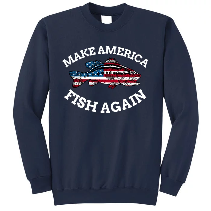 Make America Fish Again Fisherman USA Sweatshirt