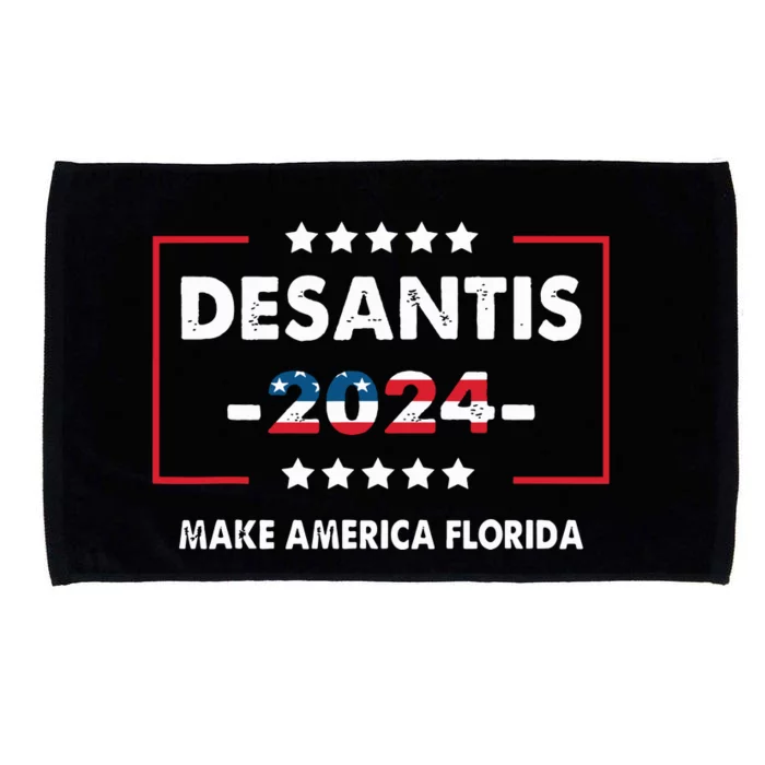 Make America Florida DeSantis 2024 Election Microfiber Hand Towel