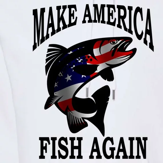 Make America Fish Again USA Fishing Gift Premium Hoodie