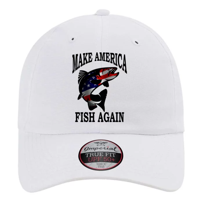 Make America Fish Again USA Fishing Gift The Original Performance Cap