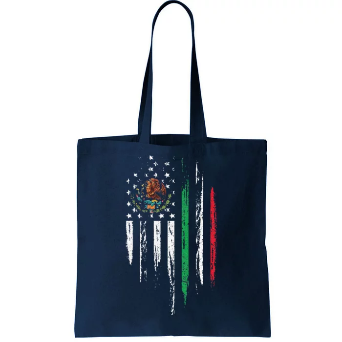 Mexican American Flag Combo Mexico USA Cinco De Mayo Gift Tote Bag