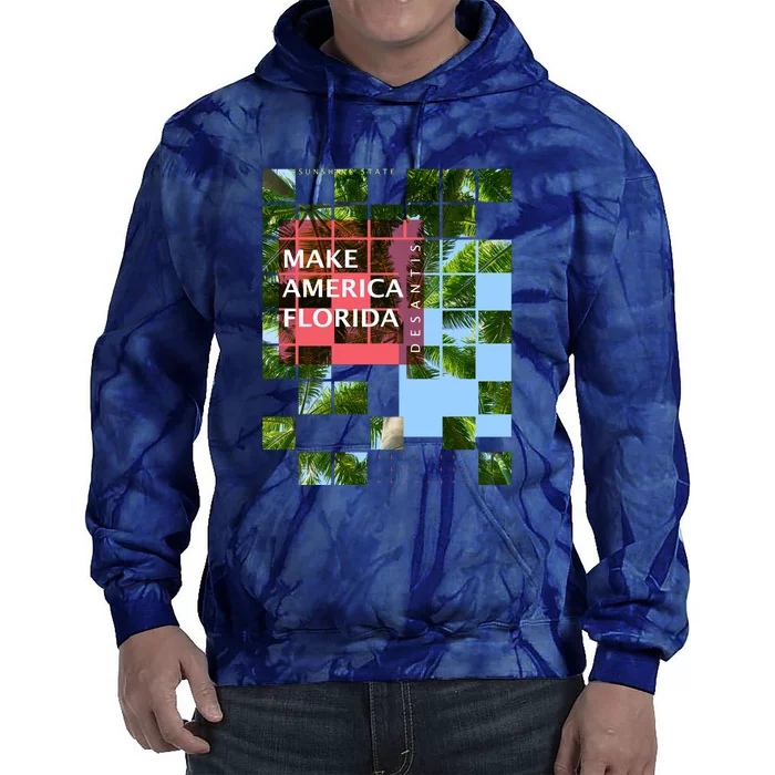 Make America Florida Ron Desantis 2024 Election Tie Dye Hoodie