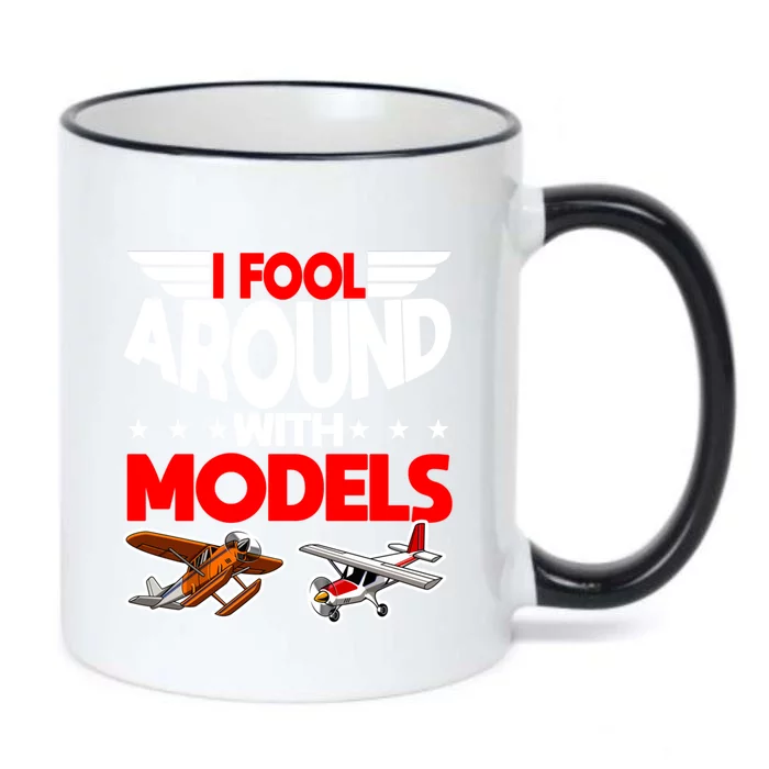 Model Airplane Funny Rc Pilot Around Models Christmas Gift Meaningful Gift Black Color Changing Mug