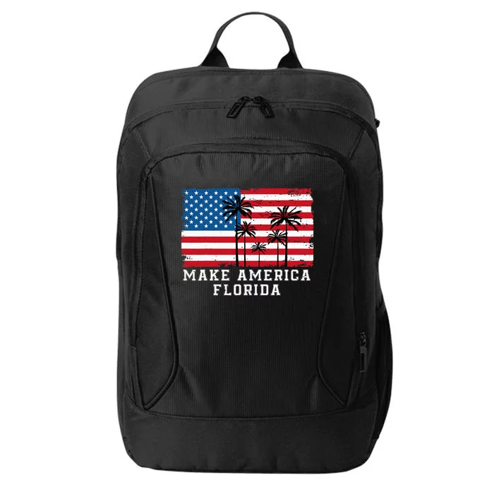 Make America Florida DeSantis 2024 Trump DeSantis Election City Backpack