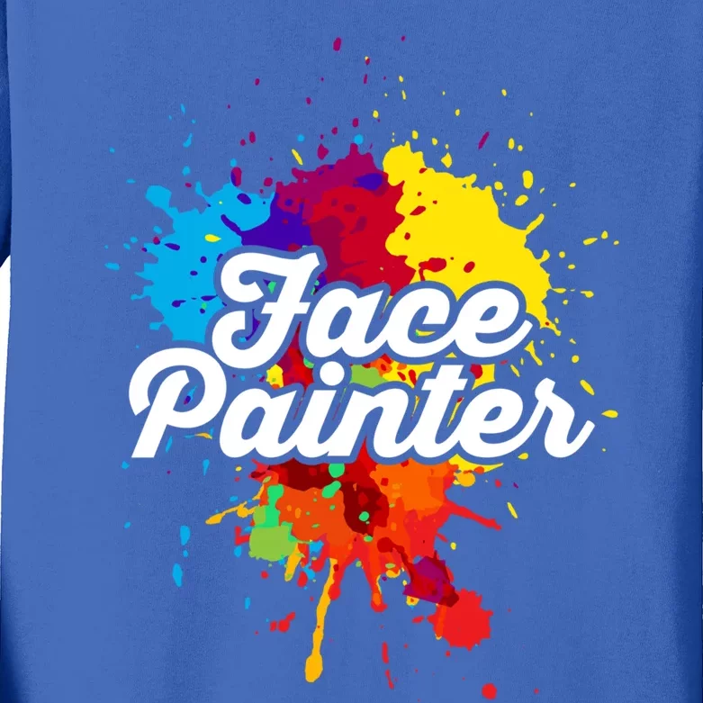 Makeup Artist Face Artist Artistic Face Painter Gift Kids Long Sleeve Shirt