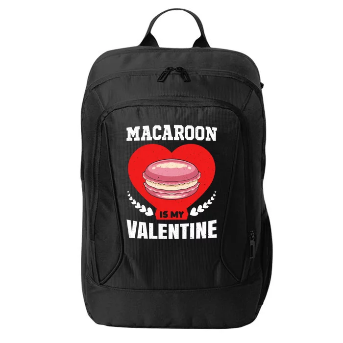 Macaroon And Fast Foods Lovers Valentine's Day Food Gift City Backpack