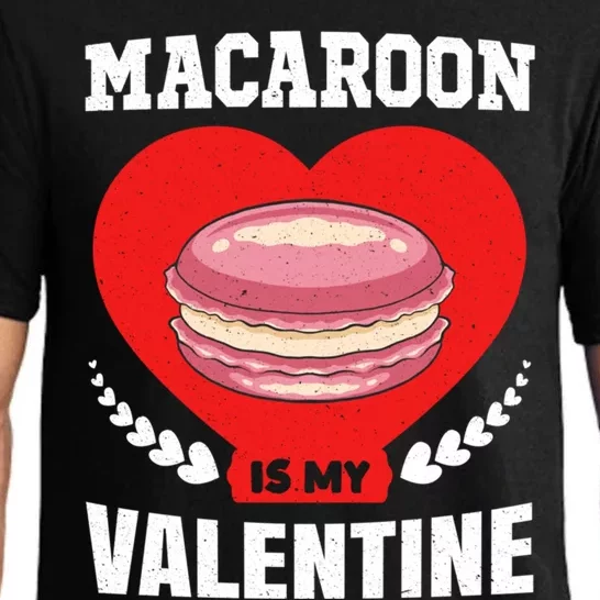 Macaroon And Fast Foods Lovers Valentine's Day Food Gift Pajama Set