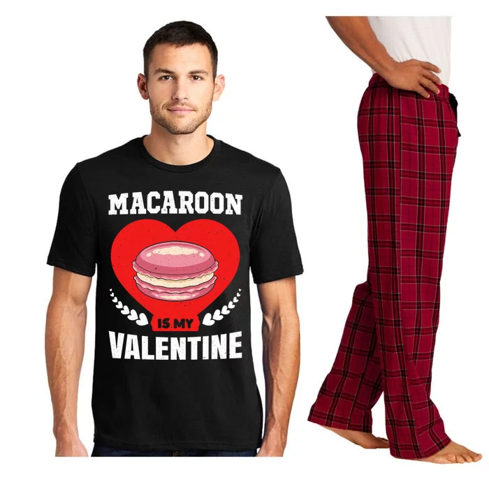 Macaroon And Fast Foods Lovers Valentine's Day Food Gift Pajama Set