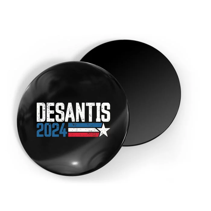 Make America Florida DeSantis 2024 Election Vintage US Flag Magnet