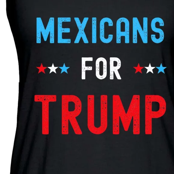 Mexican Americans For Trump Hispanic Vote Republican Ladies Essential Flowy Tank