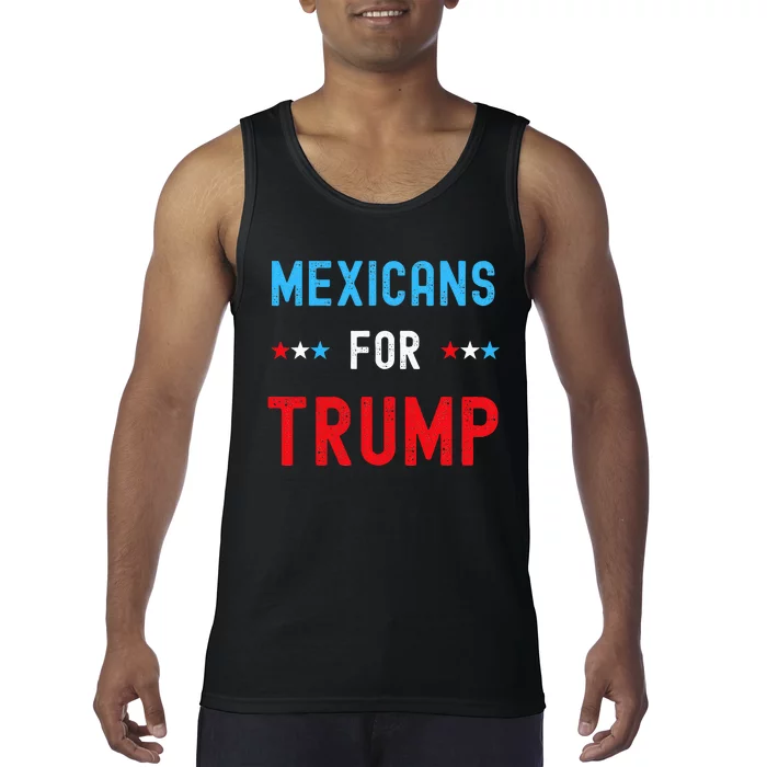 Mexican Americans For Trump Hispanic Vote Republican Tank Top