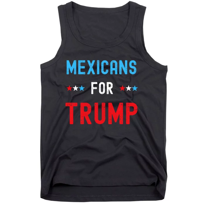 Mexican Americans For Trump Hispanic Vote Republican Tank Top