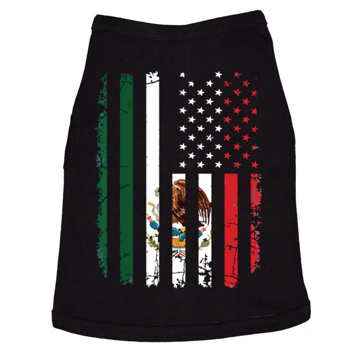 Mexican American Flag Mexican Roots Mexico America Doggie Tank