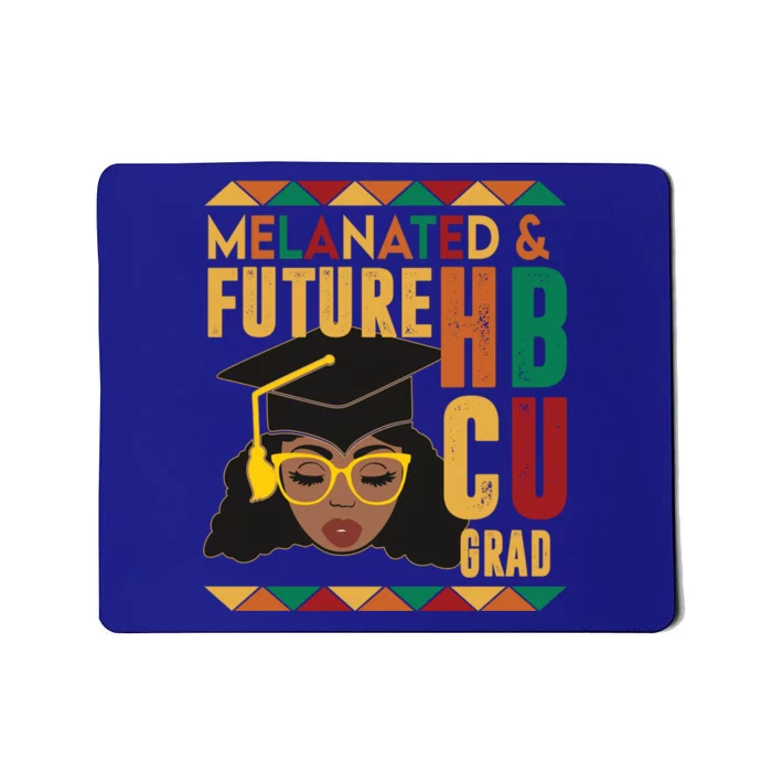 Melanated And Future Hbcu Grad African Hbcu Black History Gift Mousepad