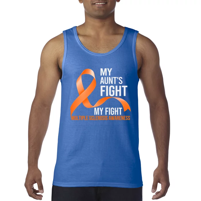 My Aunt's Fight My Fight Multiple Sclerosis Ms Warrior Gift Tank Top