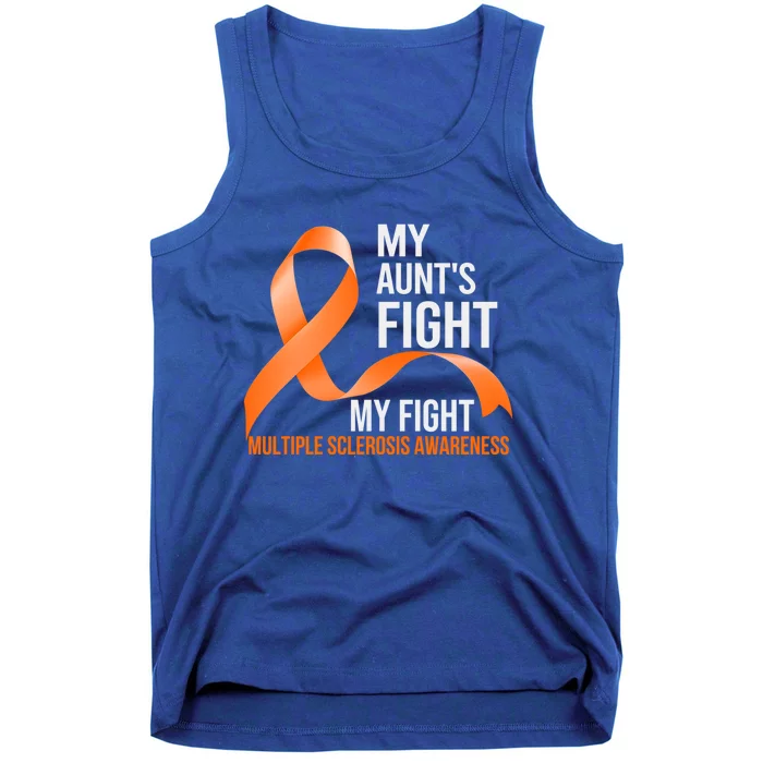 My Aunt's Fight My Fight Multiple Sclerosis Ms Warrior Gift Tank Top