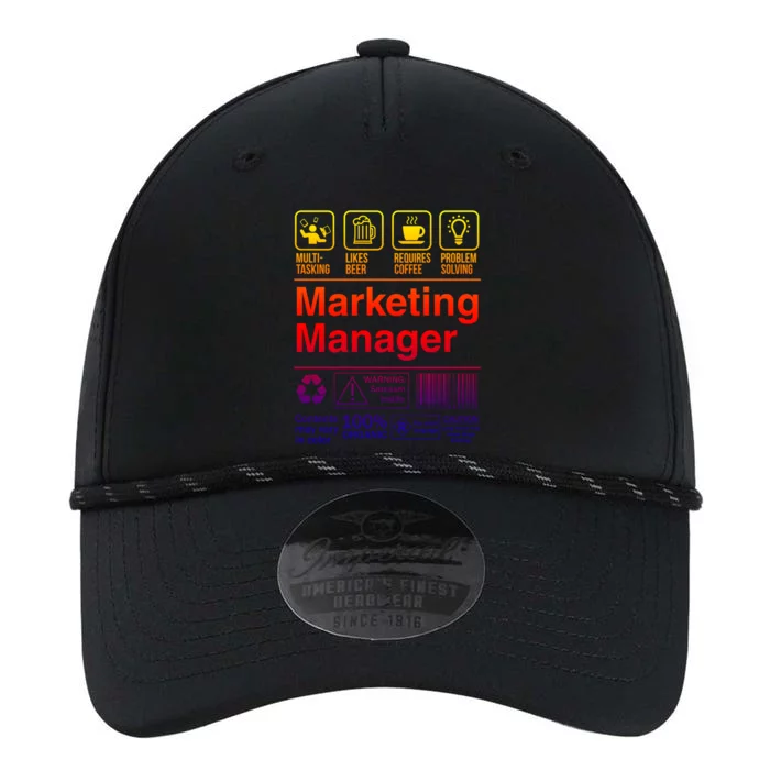 Marketing Ager Funny Sarcastic Label Gift Performance The Dyno Cap