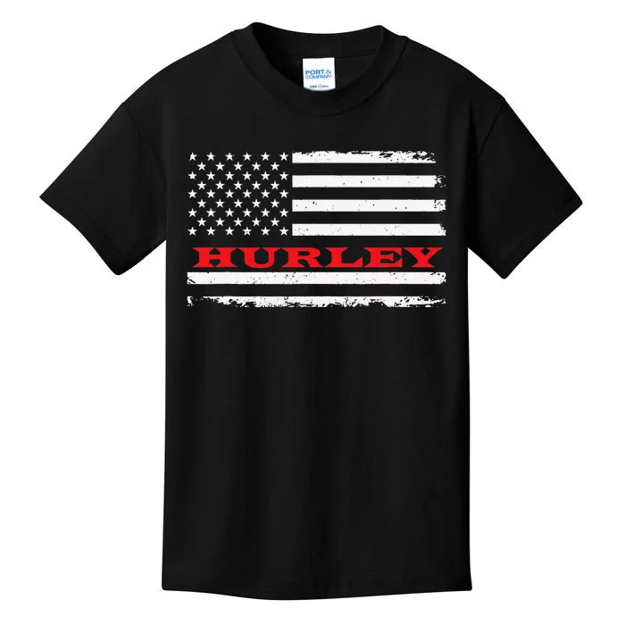 Mississippi American Flag Hurley USA Patriotic Souvenir Kids T-Shirt