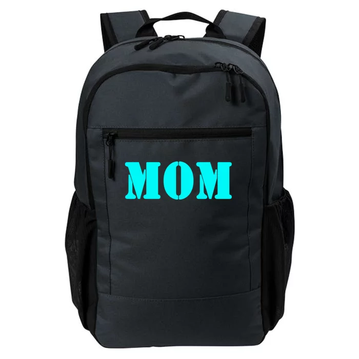 Mom A Fun And Simple Declaration Of Motherhood Status Great Gift Daily Commute Backpack