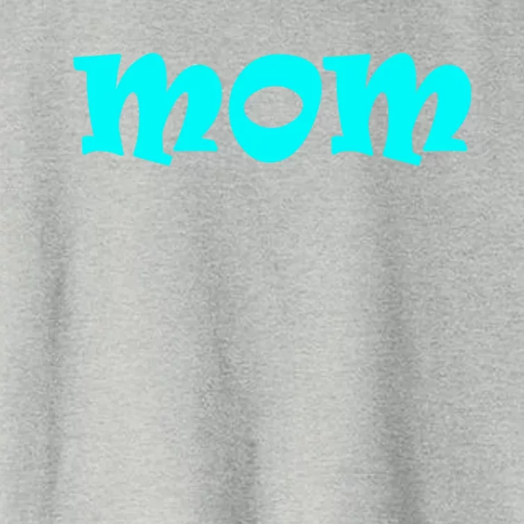 Mom A Fun And Simple Declaration Of Motherhood Status Gift Women's Crop Top Tee