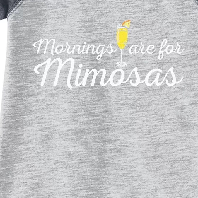 Mornings Are For Mimosas Brunch Breakfast Outfit Infant Baby Jersey Bodysuit