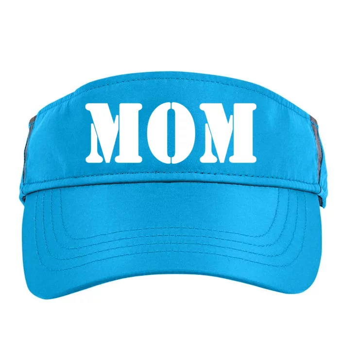 Mom A Fun And Simple Declaration Of Motherhood Status Gift Adult Drive Performance Visor