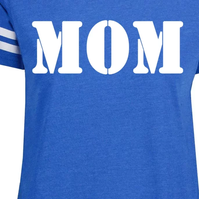 Mom A Fun And Simple Declaration Of Motherhood Status Gift Enza Ladies Jersey Football T-Shirt