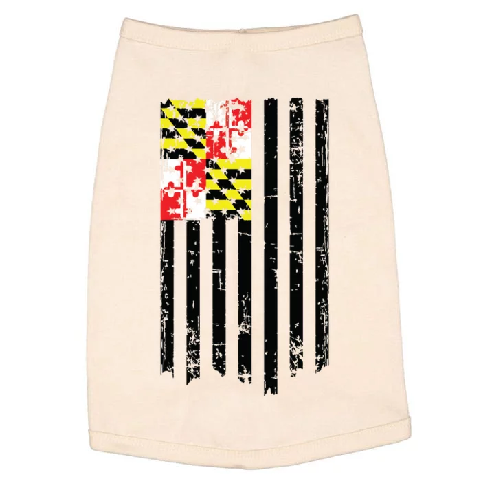 Maryland American Flag Doggie Tank