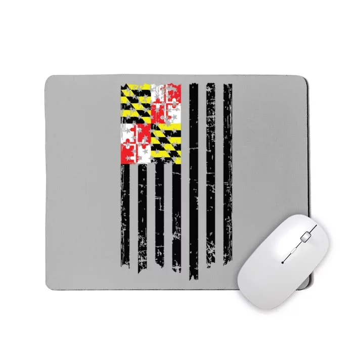 Maryland American Flag Mousepad