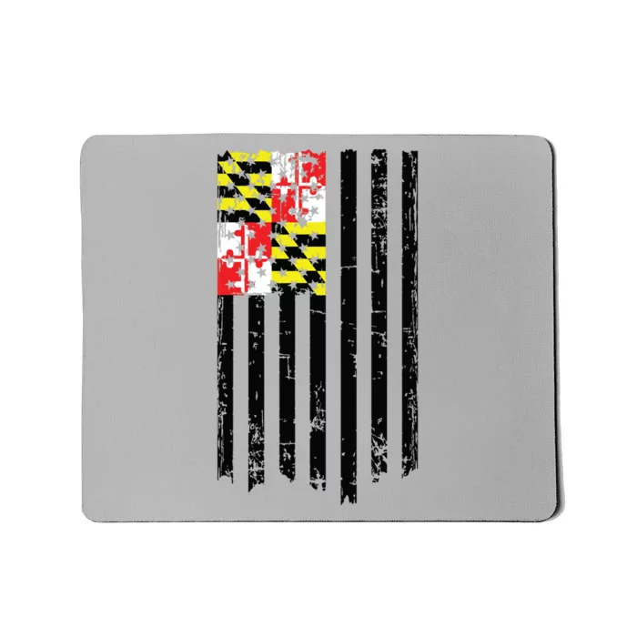 Maryland American Flag Mousepad