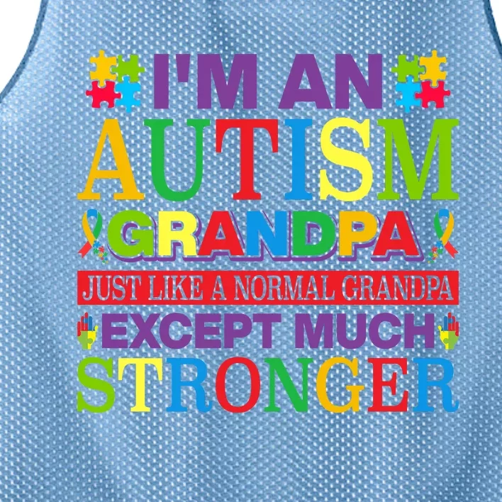 Motivational Autism Grandpa Autism Awareness Slogan Autism Advocacy Mesh Reversible Basketball Jersey Tank