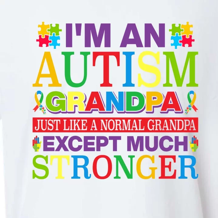 Motivational Autism Grandpa Autism Awareness Slogan Autism Advocacy Sueded Cloud Jersey T-Shirt