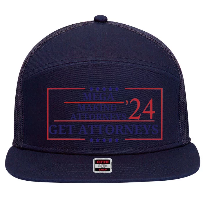 Making Attorneys Get Attorneys Maga 7 Panel Mesh Trucker Snapback Hat