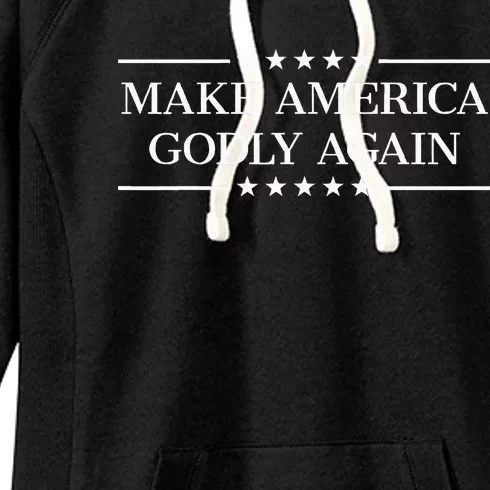 Make America Godly Again Women's Fleece Hoodie