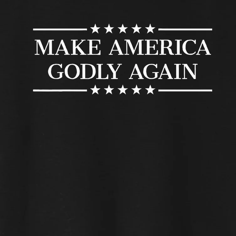 Make America Godly Again Women's Crop Top Tee