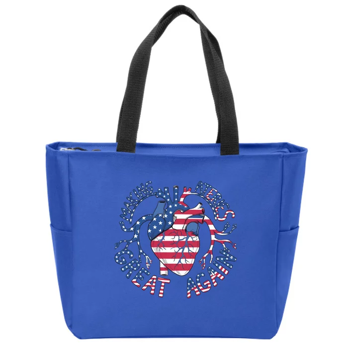 Making Arteries Great Again Gift Zip Tote Bag