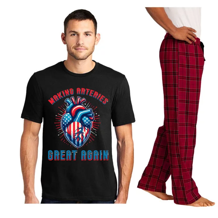 Making Arteries Great Again: Funny Cardiology Gift Pajama Set